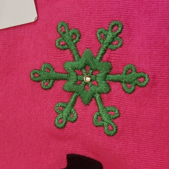 Gymboree pink shirt, size 6, dog & snowflake design - Picture 5 of 5